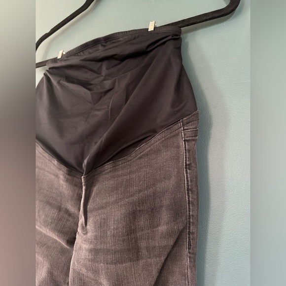Madewell Maternity Over-the-Belly Skinny Jeans in Black Sea size 24 - Picture 5 of 8
